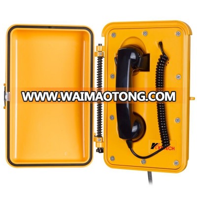 Analogue Weatherproof telephone KNSP03 Railway telephones Outdoor Industrial  Heavy Duty telephone for  Mining /Tunnel /Marine