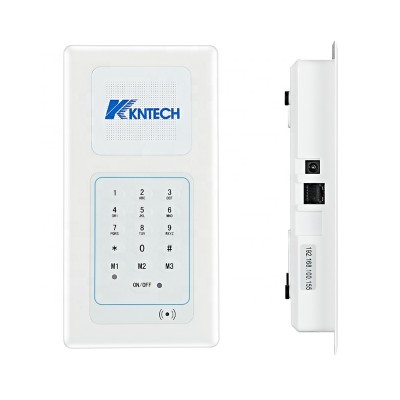 Kntech Flush Mounted Abs Hands-free Intercom Telephone For Clean Room,Chemical Plant,Pharmaceutical Workshop,Hospital Knzd-63